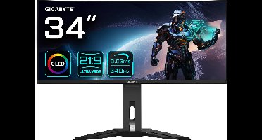 Gigabyte MO34WQC2 - Curved Ultrawide OLED Gaming Monitor - 240hz - 34 inch