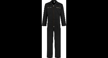 EM Workwear Overall 100% katoen met rits zwart maat 50