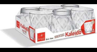 Bormioli Rocco Kaleido waterglas - 24 cl - Set-6