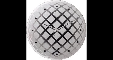 NeXtime - Wandklok - 43cm - Glas/Spiegel - Zilver - ' Pendula Round'