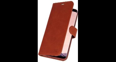Bruin Rico Vitello Echt Leren Bookstyle Wallet Hoesje voor Samsung Galaxy S8 Plus