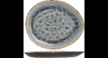 Cosy&Trendy Laguna Dinerbord - 27 cm x 23 cm - Grijs - Set-4