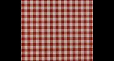 Dutch Wallcoverings Papierbehang - Ruitje - Rood/wit