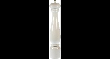 Bisetti Pepermolen Torino - 42 Cm - Wit Gelakt