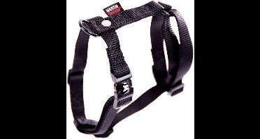 Tuig voor hond nylon uni zwart 16 mmx35-50 cm