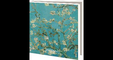 Bekking & Blitz - Wenskaartenmapje - Set wenskaarten - Kunstkaarten - Museumkaarten - Uniek design - 10 stuks - Inclusief enveloppen - Amandelbloesem - Almond Blossom - Vincent van Gogh - Van Gogh Museum Amsterdam