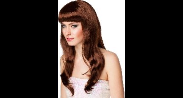 Boland - Pruik Chique Bruin - Golvend - Lang - Vrouwen -