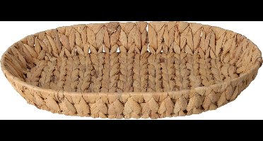 H&S Collection Broodmand - gevlochten riet - naturel - 40 x 32 x 6 cm