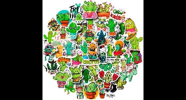 Pakje Stickers - Cactussen