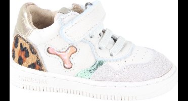 Baby | Babysneakers | Meisjes | OFF WHITE PANTER | Leer | Shoesme | Maat 25