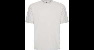 Mario Russo Oversized T-shirt - T-shirts Heren - Katoen - M - Lichtgrijs