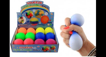 12 knijpbal 7 cm. neon 9404