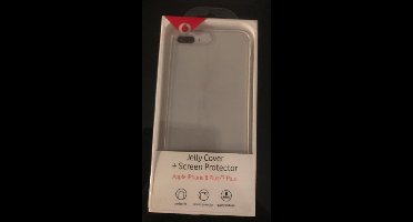 Screenprotector en Jelly cover voor IPhone 8plus/7plus