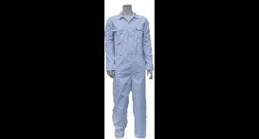 Overall polyester/katoen wit maat 59
