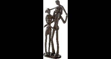 Gilde handwerk   Sculptuur  Ouders met Kind   Metaal  Zwart
