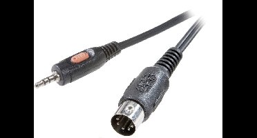 SpeaKa Professional SP-7869804 DIN-aansluiting / Jackplug Audio Aansluitkabel [1x Diodestekker 5-polig (DIN) - 1x Jackp