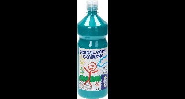 Plakkaatverf Turquoise 1L - Levendige Kleuren voor Creatieve Projecten