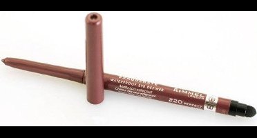 Rimmel Exaggerate Full Colour Eye Definer - 220 Brown with pink flash / Perfect Plum - Oogpotlood