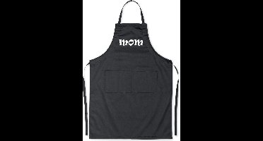 Benza Schort MOM - Grappige/Leuke/Mooie/Luxe Keukenschort - Zwart