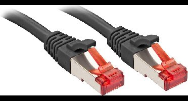 LINDY 47786 RJ45 Netwerkkabel, patchkabel CAT 6 S/FTP 30.00 m Zwart 1 stuk(s)