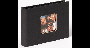 Walther Fun - Fotoalbum insteek - 36 foto's 10x15 cm - Zwart -Linnenstructuur