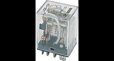 Krachtig Relais 10A/24Vdc-220Vac 2 X Wissel 12Vdc