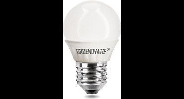 Groenovatie LED Kogellamp E27 Fitting - 4W - 75x44 mm - Warm Wit - Dimbaar