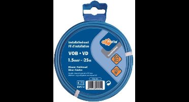 PROFILE installatiedraad VOB (België) VD (Nederland) - 1,5mm² - blauw - 25 meter
