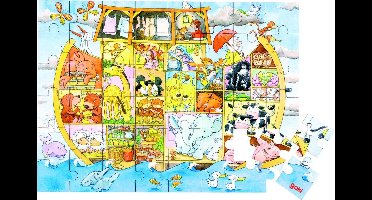 Goki Puzzel: leven op de ark van noah 48-delig