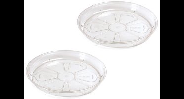 Onderschotel Coubi 32cm TRANSPARANT Prosperplast / 2 STUKS ! /