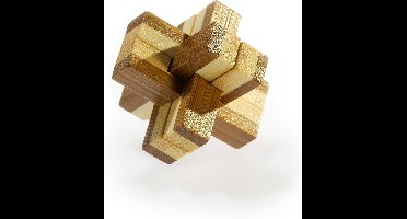 Eureka 3D bamboe puzzel Knotty - milieuvriendelijke breinbreker.