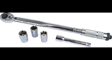 Brüder Mannesmann - Momentsleutel 40-210 - Nm 1/2" - 5-delig | Handgereedschap