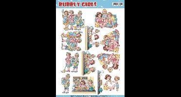 Around the House - Bubbly Girls 3D-Knipvel Yvonne Creations 1 stuks