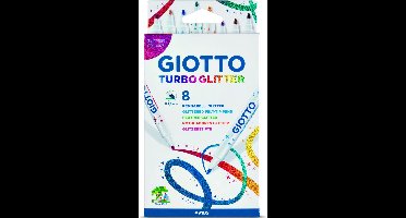 Giotto 8 glitterstiften Turbo