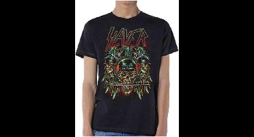 Slayer - Prey With Background heren unisex T-shirt zwart - L