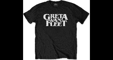 Greta Van Fleet - Logo Heren T-shirt - M - Zwart