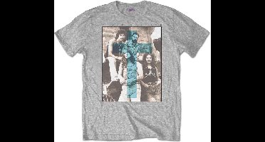 Black Sabbath - Blue Cross Heren T-shirt - S - Grijs