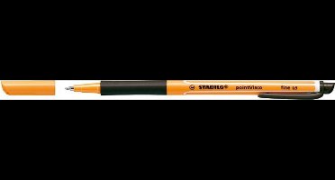 Rollerpen STABILO PointVisco 1099/46 zwart | 10 stuks