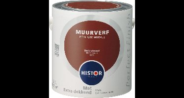 Histor Perfect Finish Muurverf Mat - 2,5 Liter - Baskischrood