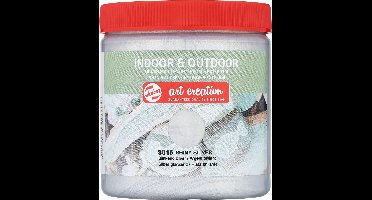 Talens Art Creation indoor & outdoor verf 250ml - Blinkend zilver