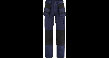 EM Workwear Werkbroek 100% katoen navy-zwart maat 48