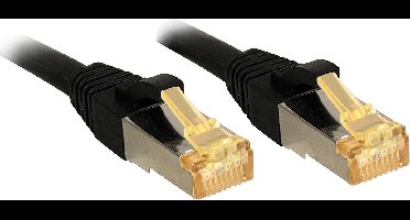 LINDY 47311 RJ45 Netwerkkabel, patchkabel CAT 6a (losse kabel CAT 7) S/FTP 5.00 m Zwart Snagless 1 stuk(s)