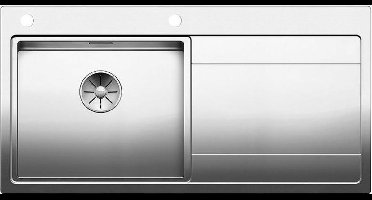 Blanco spoelbak Divon II 5 S-IF vlakinbouw 521659 bak links. Automatisch