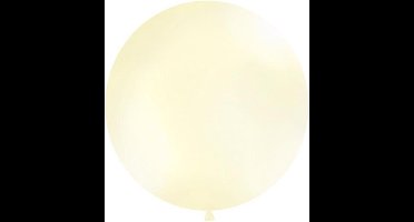 """Balloon 1m, round, Metallic creme"""