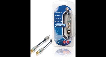 Bandridge coaxkabel met Quick F-connectoren - 5 meter