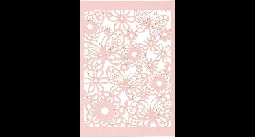 Creotime Patroonkarton 10,5 X 14,8 Cm 10 Stuks Roze