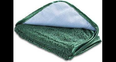 Turtle Wax Glasdoek Dual Action - Voor ruiten en spiegels - Dubbele microvezeldoek – De geweven gladde kant reinigt & ontvet - Badstof zijde droogt en brengt extra glans