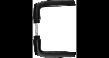 Starx Deurkruk Duim - Aluminium - Kleur Zwart - Geschikt voor Deuren van 38 t/m 45 mm - Afmetingen 11,5 x 15,5 x 2 cm - Inclusief Inbussleutel - Modern - Voor Binnendeuren