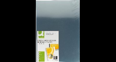 Q-CONNECT omslagen, ft A3, PVC, 200 micron, pak van 100 stuks, transparant 5 stuks