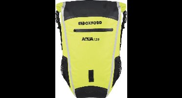 Rugzak Oxford Aqua 25 Liter Fluo - Fluo rugzak - Waterdichte Rugzak - Rolltop Sluiting - Reflecterende details - Soft Padding - 25 Liter